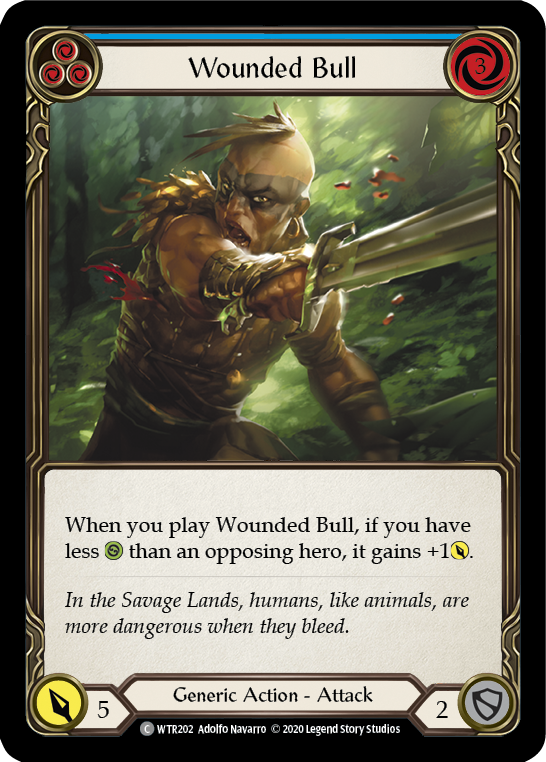 Wounded Bull (Blue) [Welcome to Rathe Unlimited] Unlimited Normal