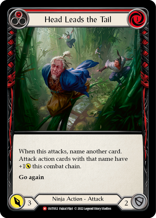 Head Leads the Tail [Outsiders] Rainbow Foil