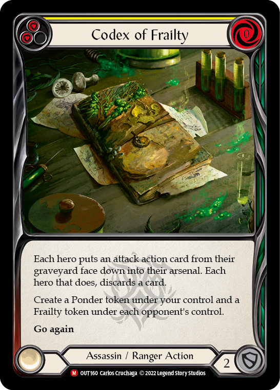 Codex of Frailty [Outsiders] Rainbow Foil