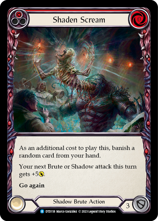 Shaden Scream (Red) [Dusk Till Dawn] Rainbow Foil