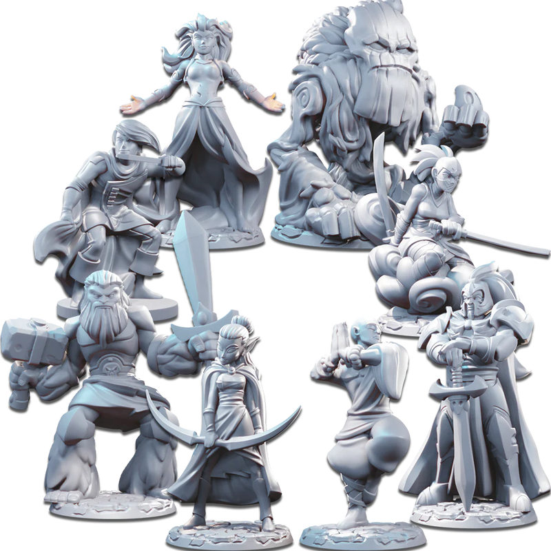 Dice Throne: Miniatures - Season One Unpainted