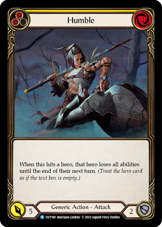 Humble (Yellow) [Outsiders] Rainbow Foil