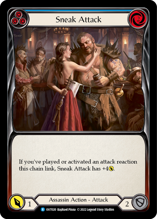 Sneak Attack (Blue) [Outsiders]