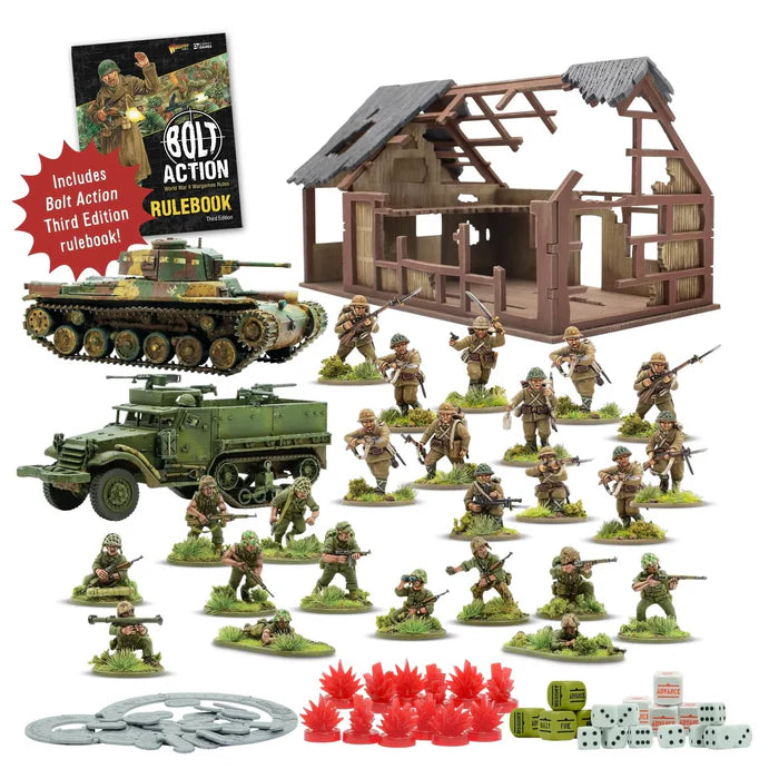 Bolt Action: Kit De Départ Des Iles d'Assault (EN)