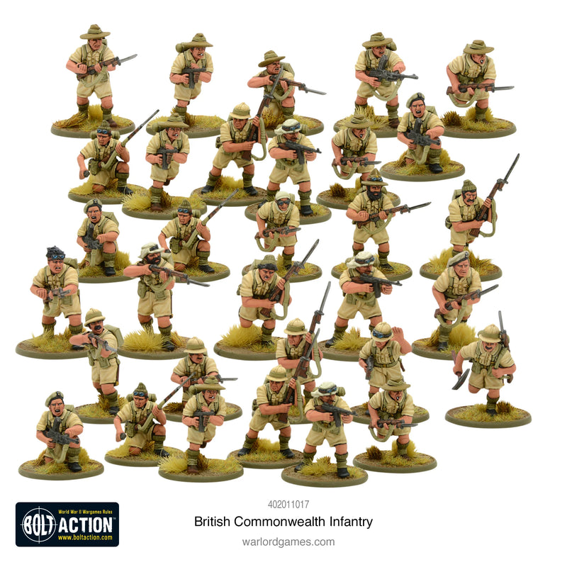 Bolt Action : Infanterie du Commonwealth Britannique (Anglais)