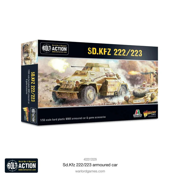 Bolt Action : Voiture Blindée Sd.Kfz 222/223 (Précommande)
