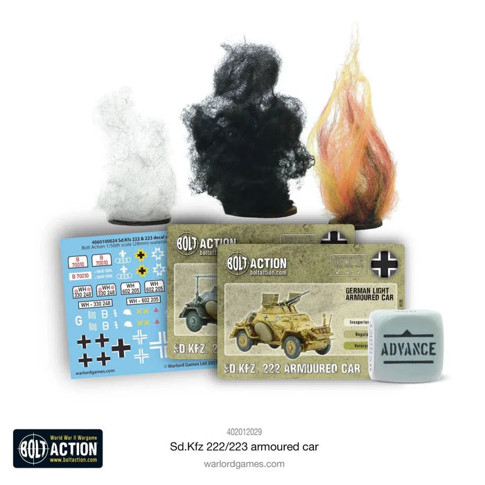 Bolt Action : Voiture Blindée Sd.Kfz 222/223 (Précommande)