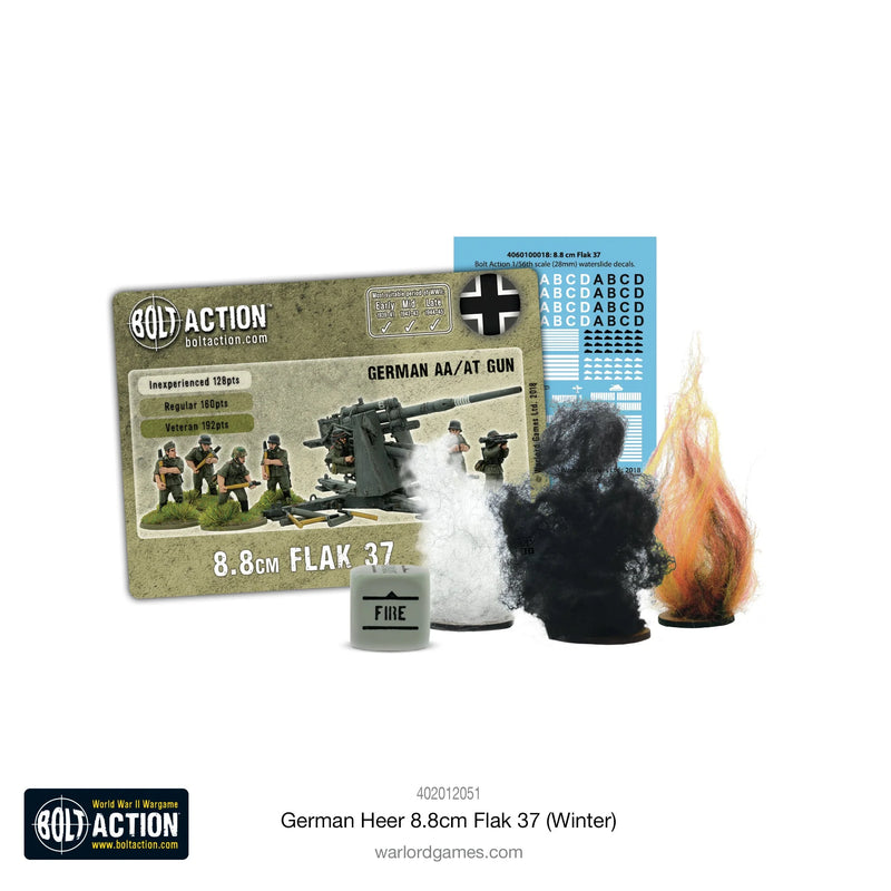 Bolt Action: German Heer 8.8cm Flak 37 (Winter) (EN)