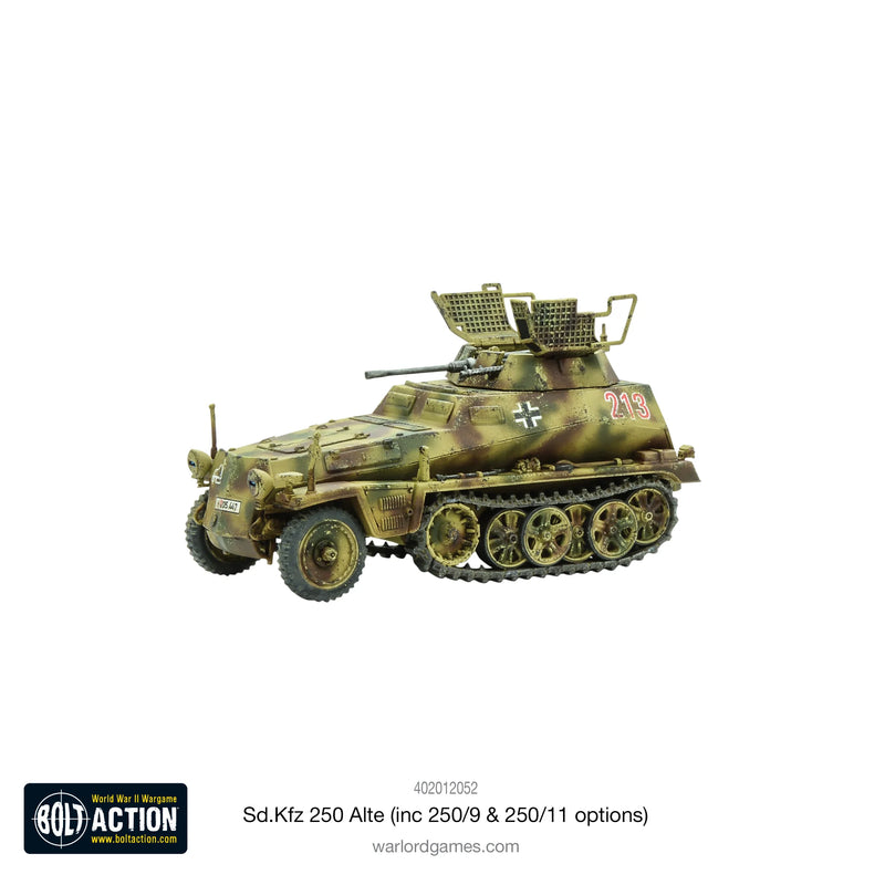 Bolt Action: Sd.Kfz 250 (Alte) Half-Track (Options For 250/1, 250/9 & 250/11 Variants) (EN)