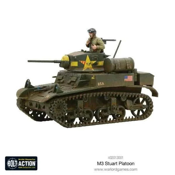 Bolt Action: M3 Stuart Platoon (EN)(Preorder)