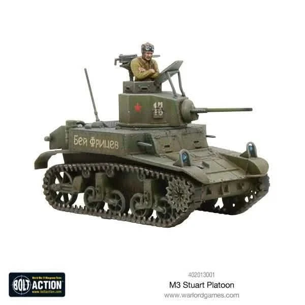 Bolt Action: M3 Stuart Platoon (EN)(Preorder)
