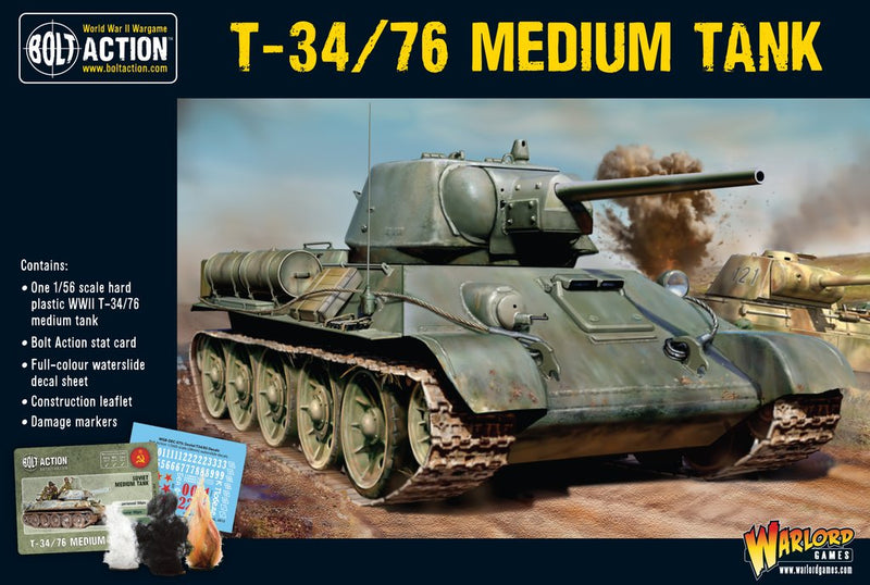 Bolt Action: Char d'Assaut Moyen T-34/76 (Anglais)