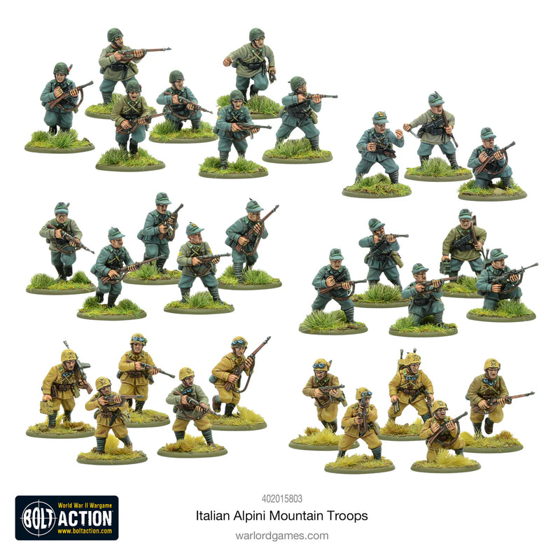 Bolt Action : Troupes De Montagne Alpines Italiennes (EN) (Précommande)