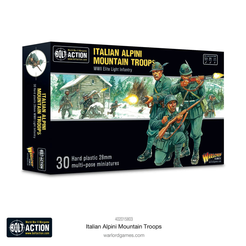 Bolt Action : Troupes De Montagne Alpines Italiennes (EN) (Précommande)