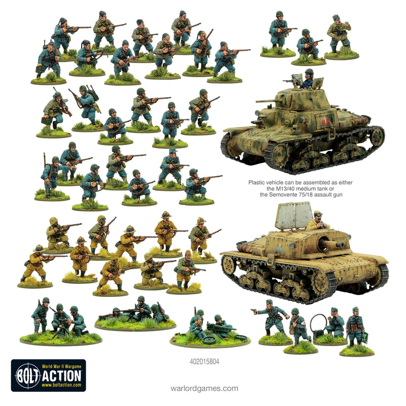 Bolt Action: Avanti Savoia! Armée Italienne de Départ (EN) (Précommande)