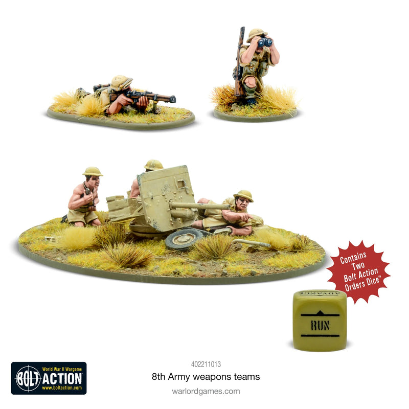 Bolt Action: 8th Army Weapons Teams (EN)