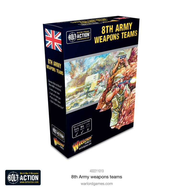 Bolt Action: 8th Army Weapons Teams (EN)
