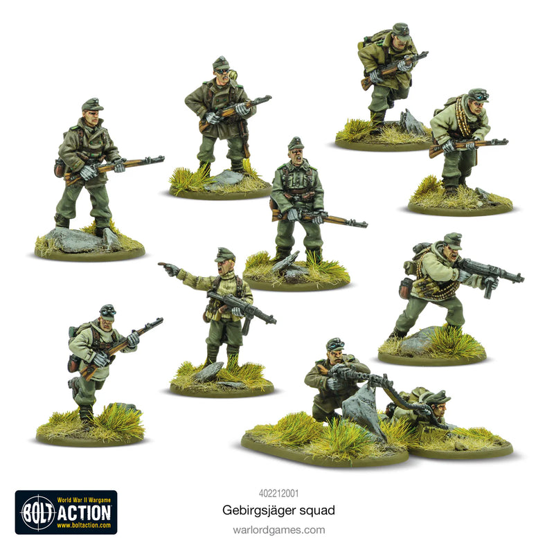 Bolt Action: Gebirgsjager Squad (Anglais)