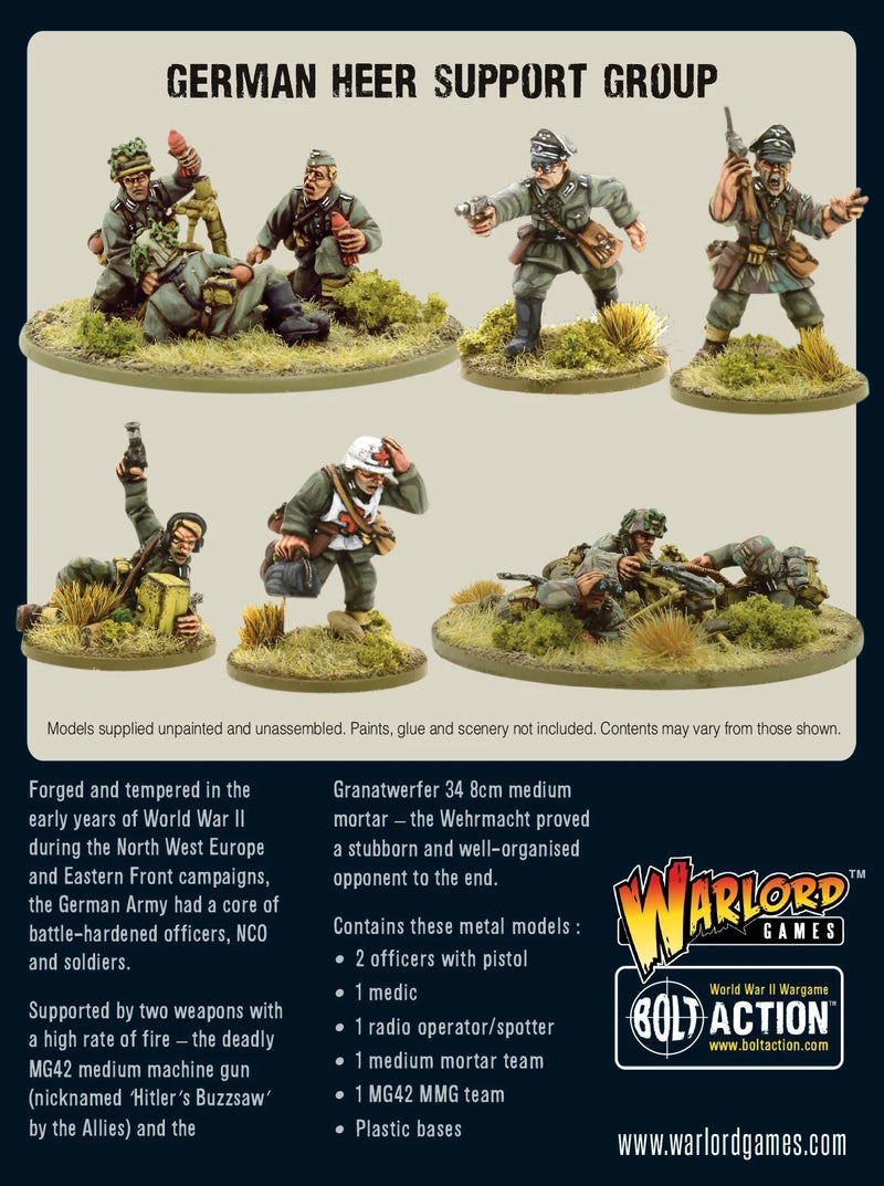 Bolt Action: German Heer Support Group (EN)