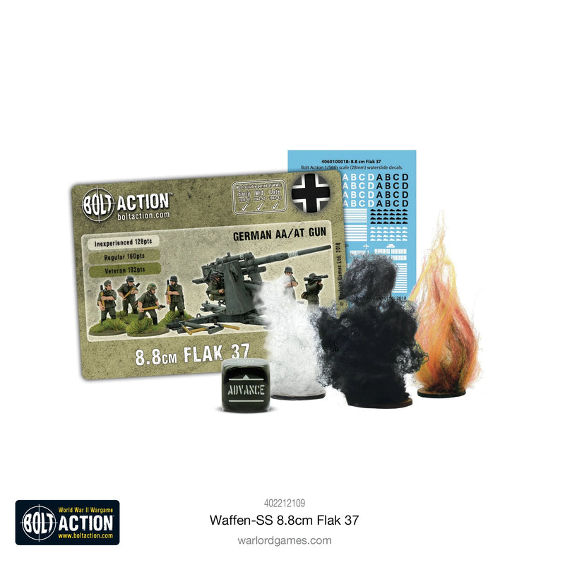 Bolt Action: Waffen-SS 8,8 cm Flak 37 (Anglais)