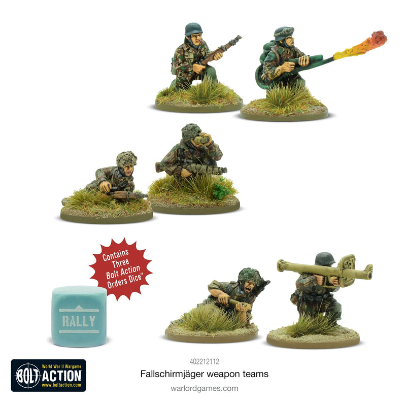 Bolt Action: Équipes d'Armes Fallschirmjäger (Anglais)