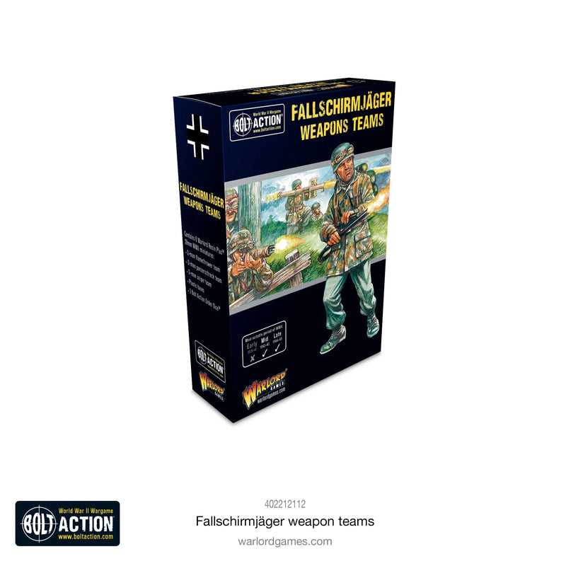 Bolt Action: Équipes d'Armes Fallschirmjäger (Anglais)