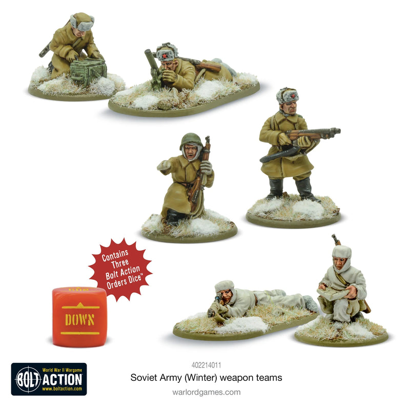Bolt Action: Soviet Army (Winter) Weapons Teams (EN)