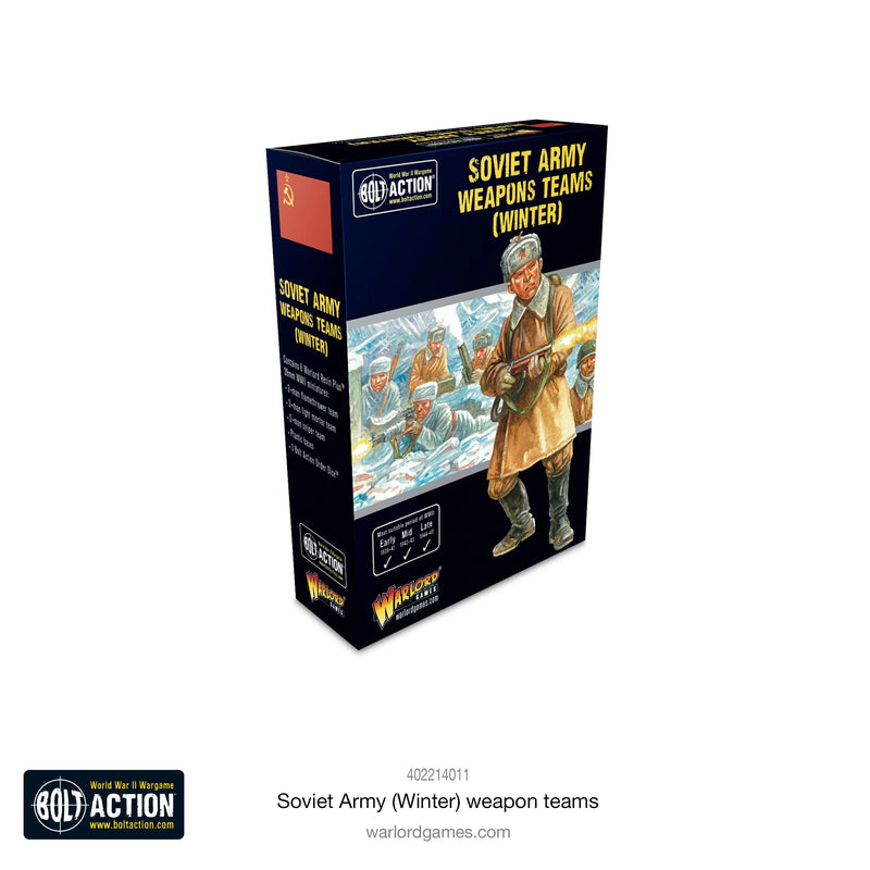 Bolt Action: Soviet Army (Winter) Weapons Teams (EN)