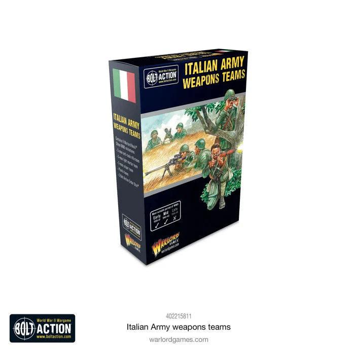  Bolt Action: Équipes D'armes De L'armée Italienne