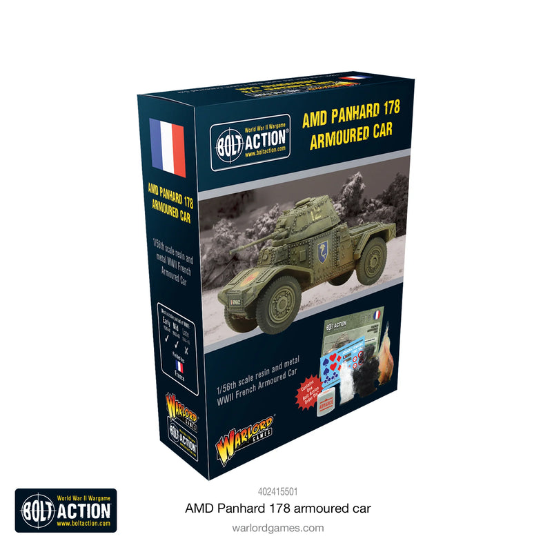 Bolt Action: Voiture Blindée Panhard 178 (Anglais)
