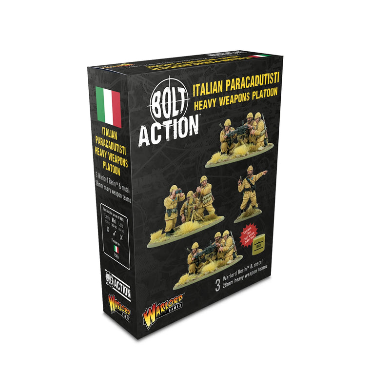 Bolt Action : Peloton D'armes Lourdes Des Paracadutisti Italiens (EN) (Précommande)