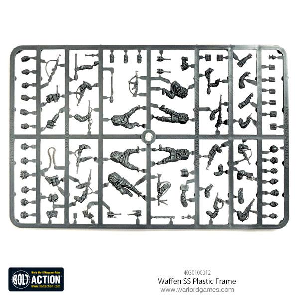 Bolt Action: Grappe De Figurines En Plastique Waffen SS (Précommande)