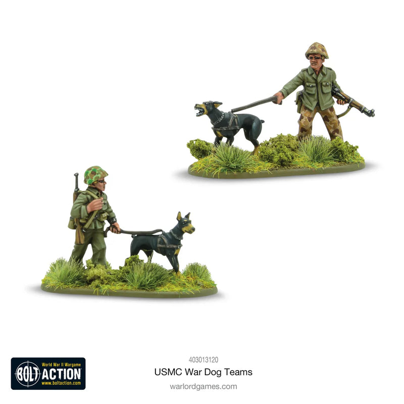 Bolt Action: USMC War Dog Teams (EN)(Preorder)