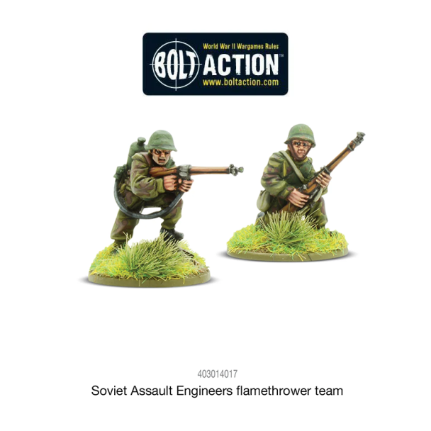 Bolt Action: Soviet Assault Engineers Flamethrower Team