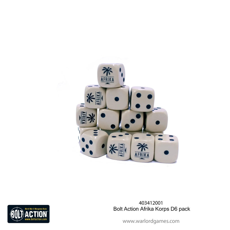Bolt Action: Afrika Korps D6 pack (Preorder)