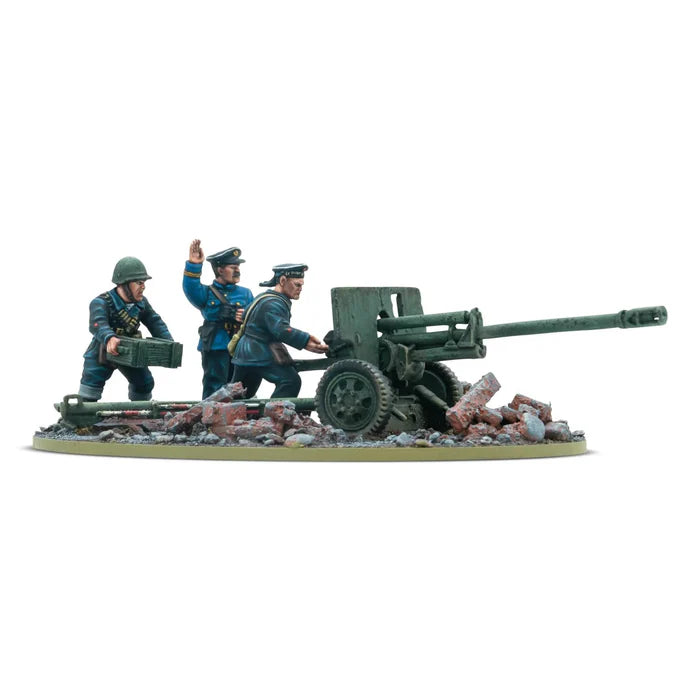 Bolt Action : Canon Divisionnaire ZiS-3 Avec Équipage De Brigade Navale Soviétique (Précommande)