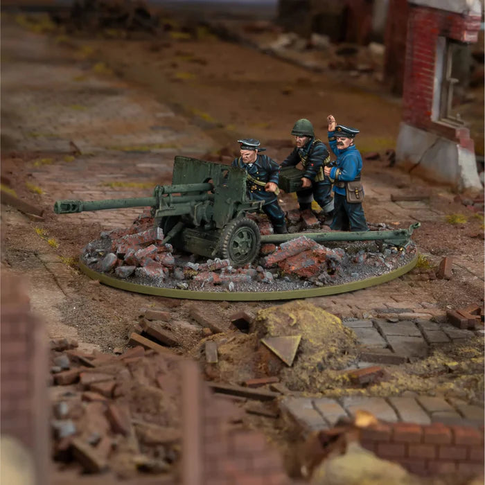 Bolt Action : Canon Divisionnaire ZiS-3 Avec Équipage De Brigade Navale Soviétique (Précommande)