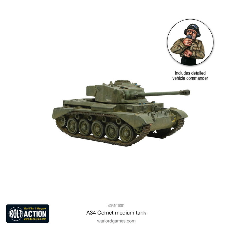 Bolt Action: Char Moyen A34 Comet (Anglais)