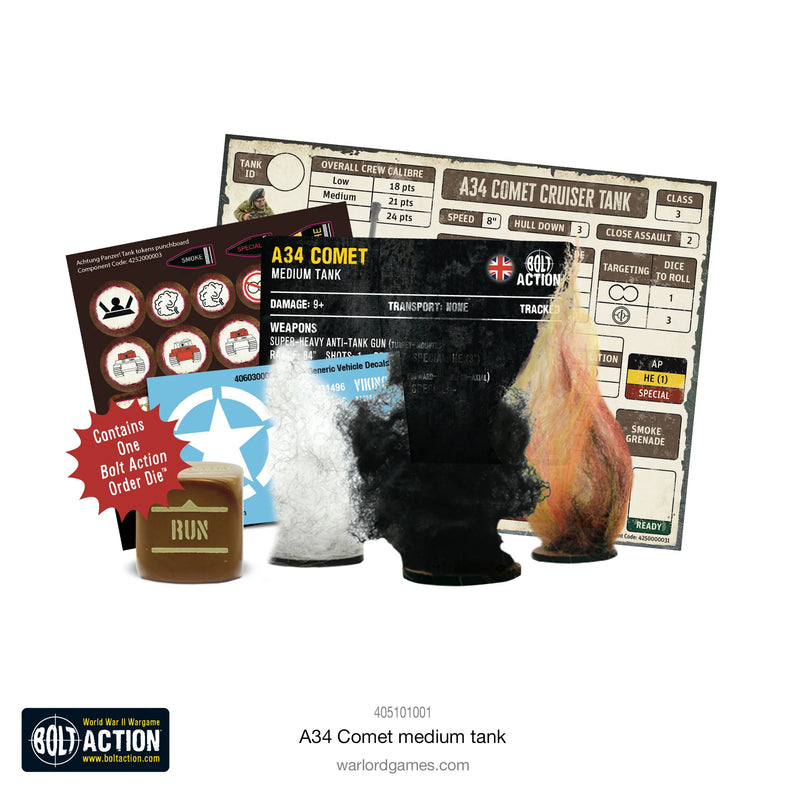 Bolt Action: Char Moyen A34 Comet (Anglais)