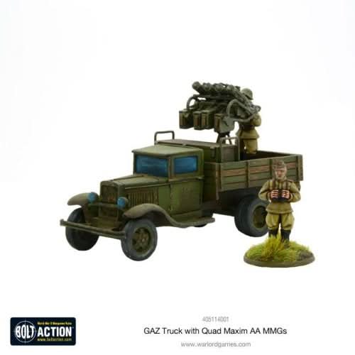 Bolt Action:  Camion GAZ Avec Mitrailleuses Lourdes Quadruples Maxim AA (EN) (Précommande)