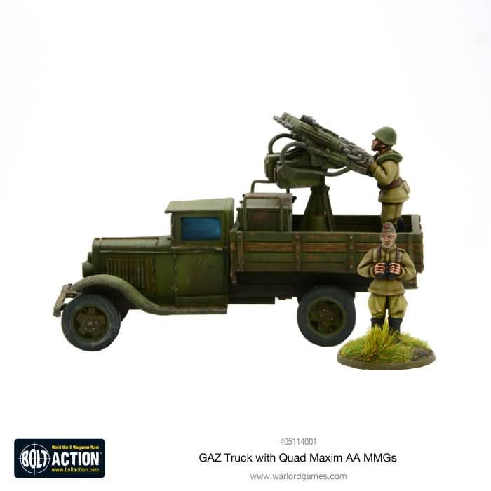 Bolt Action:  Camion GAZ Avec Mitrailleuses Lourdes Quadruples Maxim AA (EN) (Précommande)