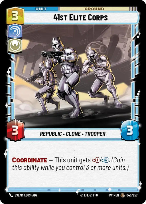 41st Elite Corps (045/257) [Twilight of the Republic] - Star Wars: Unlimited Single