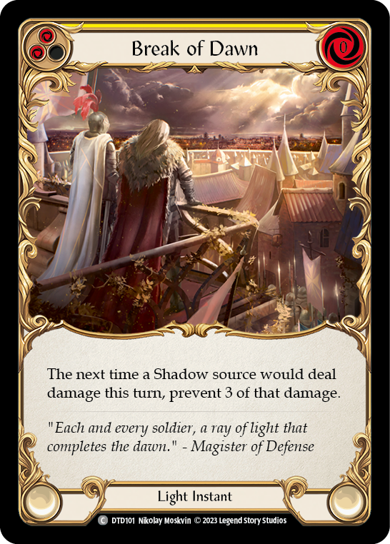 Break of Dawn (Yellow) [Dusk Till Dawn]