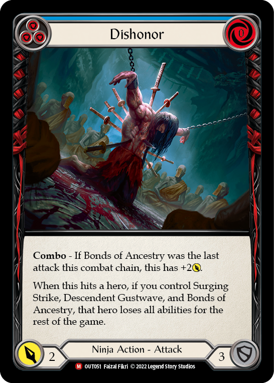 Dishonor [Outsiders] Rainbow Foil