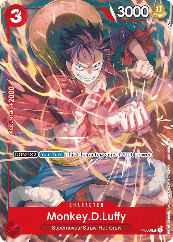 Monkey.D.Luffy - P-006 (Tournament Pack Vol. 1) [One Piece Promotion Cards]