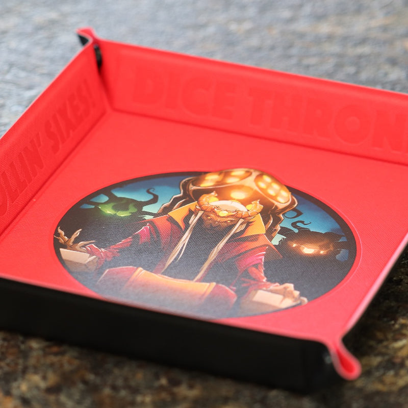 Dice Throne: Dice Tray Red Mad King