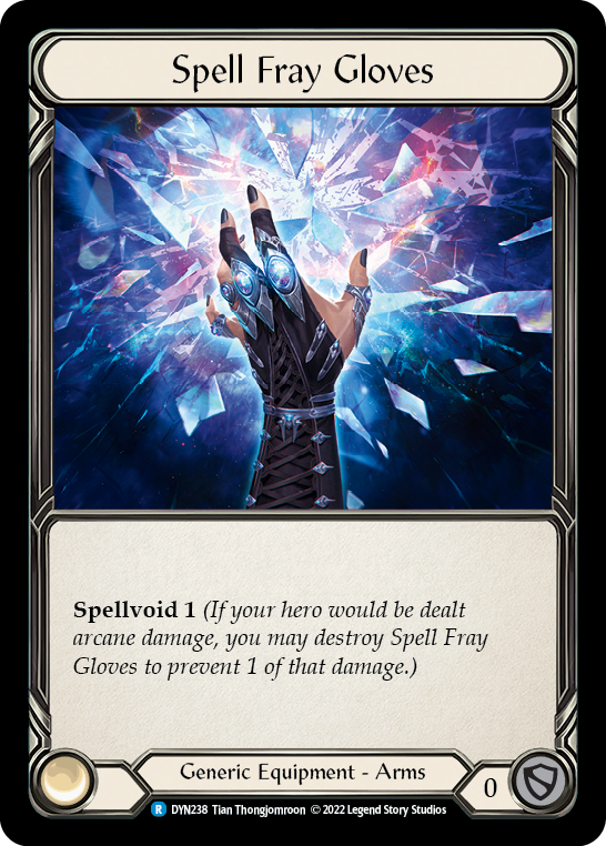 Spell Fray Gloves [Dynasty] Rainbow Foil