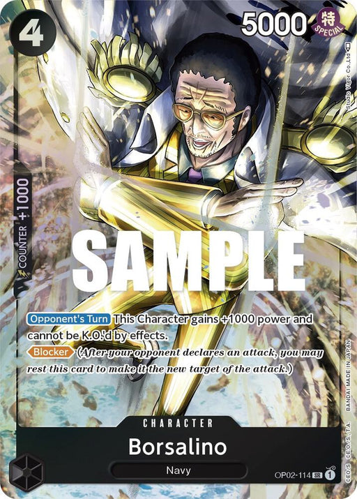 Borsalino (Alternate Art) (OP02-114) [Paramount War]