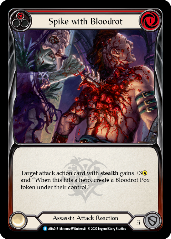 Spike with Bloodrot [Outsiders] (Arakni Blitz Deck)