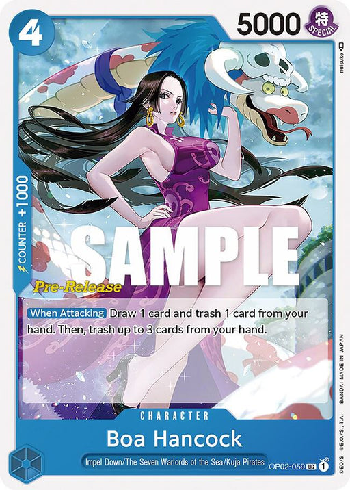 Boa Hancock (OP02-059) [Paramount War Pre-Release Cards]